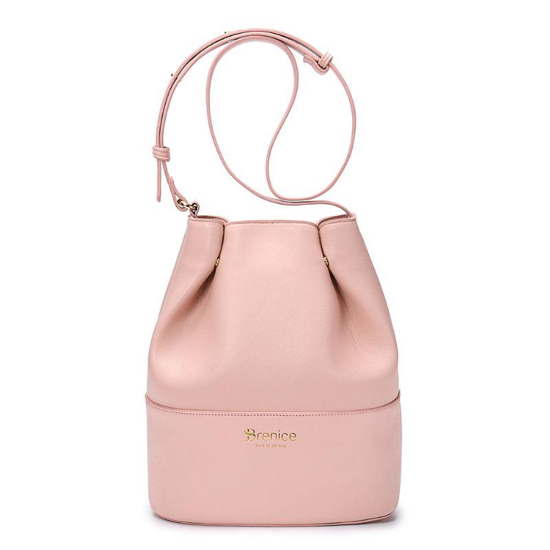 Naisten Patchwork Bucket Bag Suurikokoinen Laukku