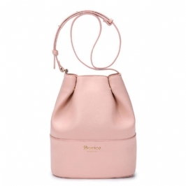 Naisten Patchwork Bucket Bag Suurikokoinen Laukku