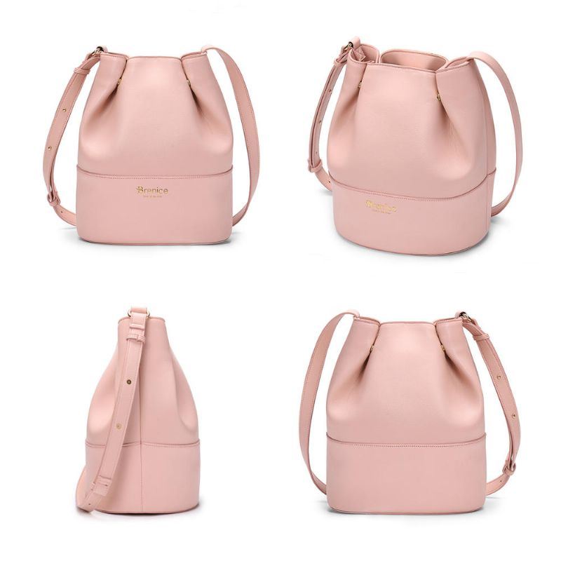 Naisten Patchwork Bucket Bag Suurikokoinen Laukku