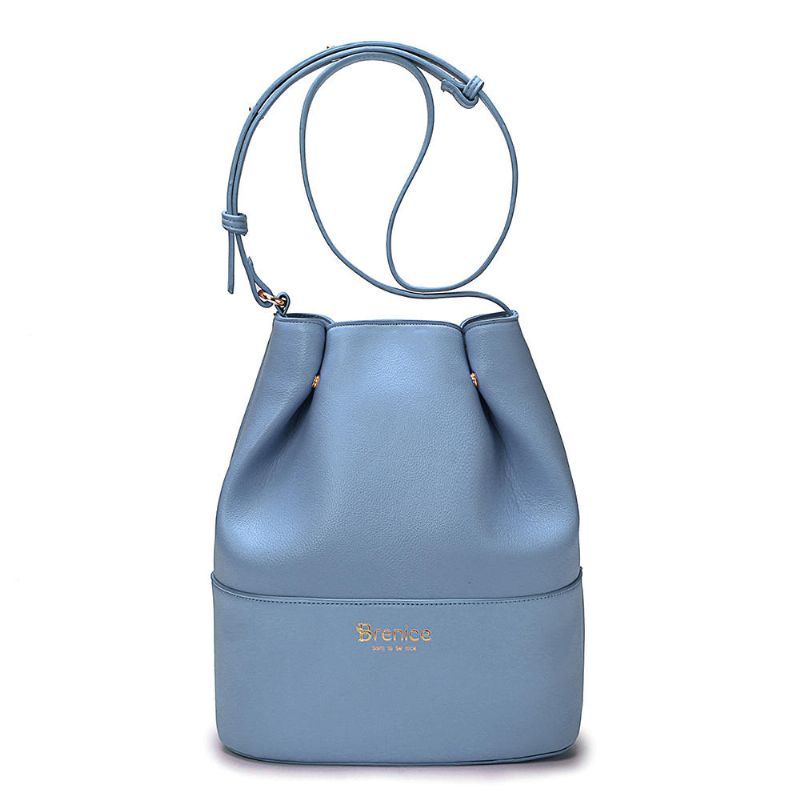Naisten Patchwork Bucket Bag Suurikokoinen Laukku