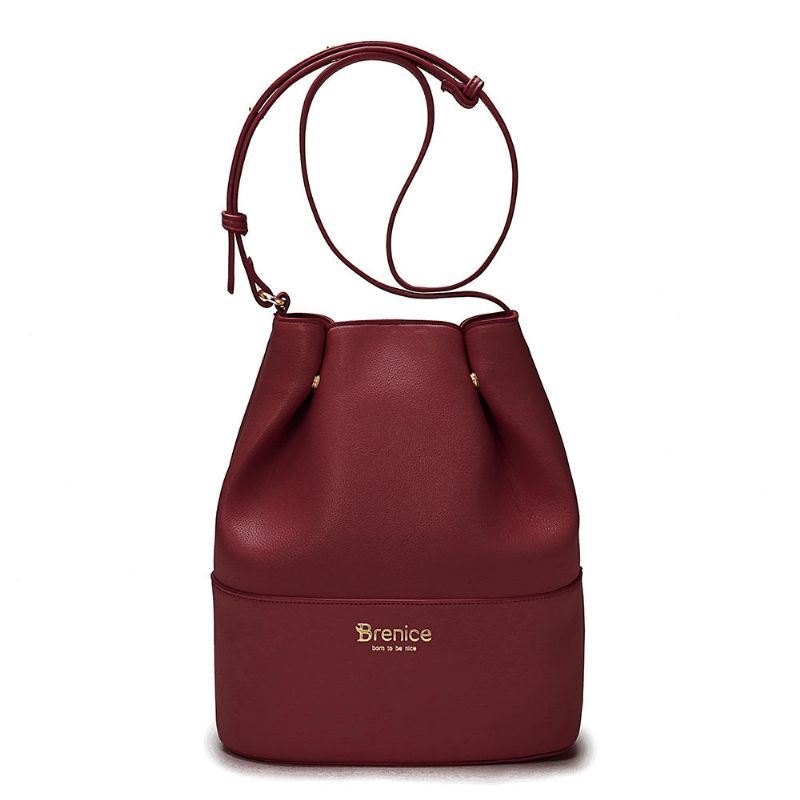 Naisten Patchwork Bucket Bag Suurikokoinen Laukku