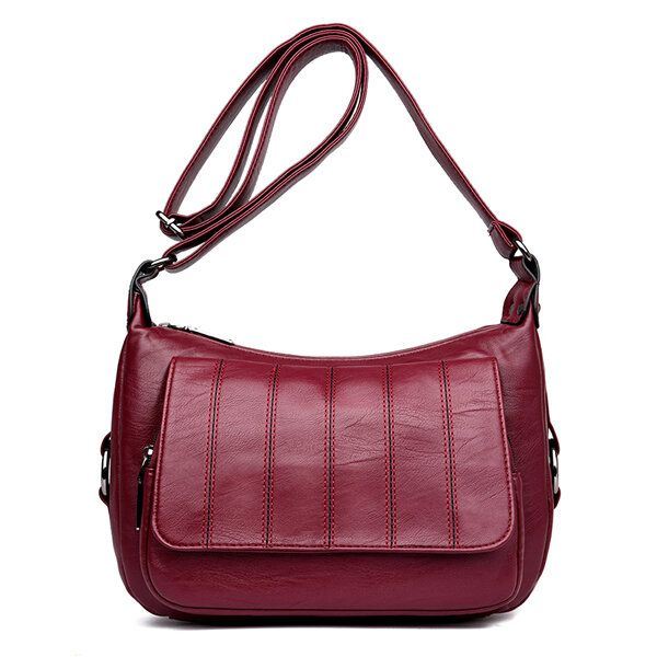 Naisten Pehmeä Nahka Vapaa-ajan Crossbody Laukut Olkalaukut