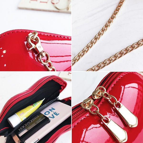 Naisten Persoonallisuus Huulet Shape Ketju Olkalaukku Crossbody Bag