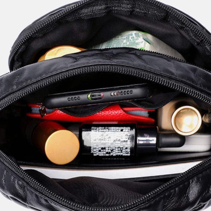 Naisten Pesty Pu Nahka Suuri Tilavuus Retro 6.3 Tuuman Puhelinlaukku Pehmeä Crossbody Laukut Olkalaukku