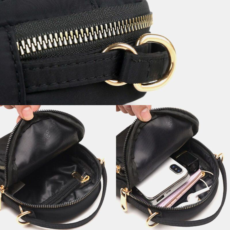 Naisten Pieni Minipuhelinlaukku Crossbody Laukku Olkalaukku Ulkokäyttöön