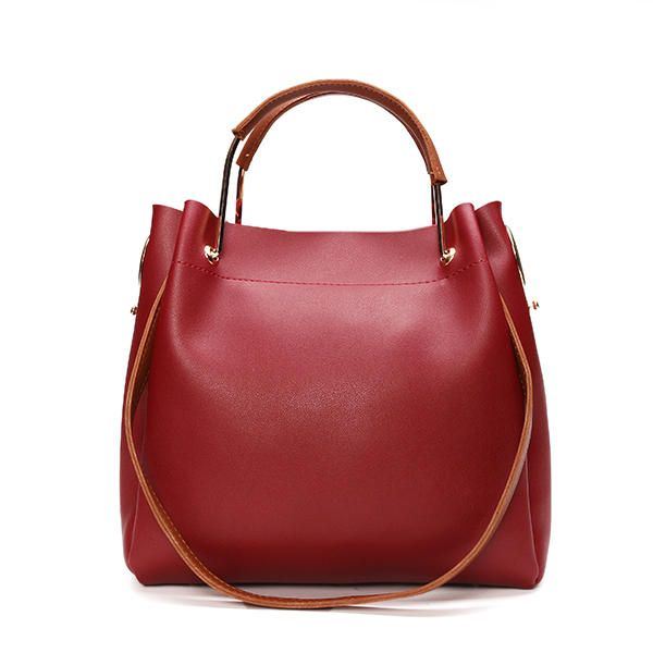 Naisten Pu Nahka Tupsut Käsilaukku Rento Crossbody Laukku