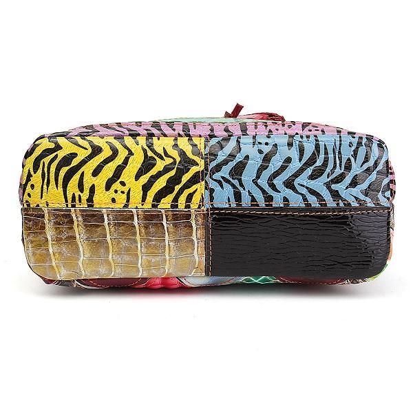 Naisten Pu-nahkainen Kukkainen Vintage Rento Crossbody-laukku Olkalaukku