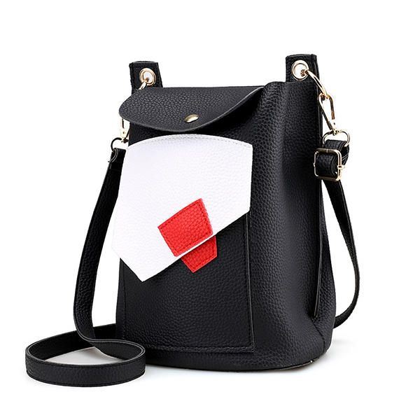 Naisten Pu-nahkainen Söpö Puhelinlaukku Trendikäs Mini Crossbody Olkalaukku