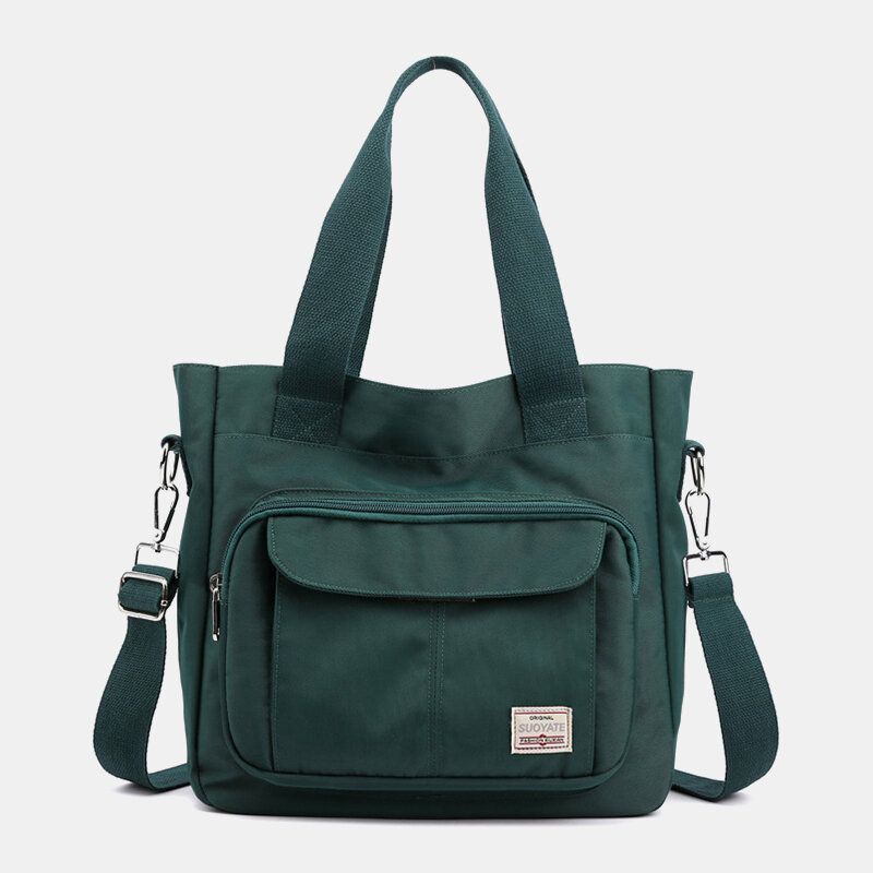 Naisten Rento Kevyt Laukku Kiinteä Suuri Tilavuus Käsilaukku Crossbody Laukku