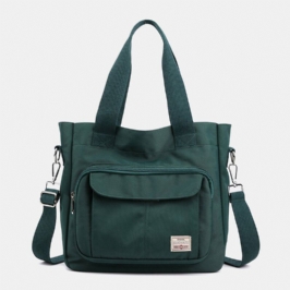 Naisten Rento Kevyt Laukku Kiinteä Suuri Tilavuus Käsilaukku Crossbody Laukku
