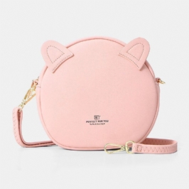 Naisten Rento Kissakuvioinen Puhelinlaukku Crossbody Laukku