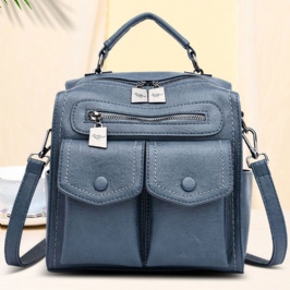 Naisten Rento Solid Crossbody Laukku Reppu Olkalaukku