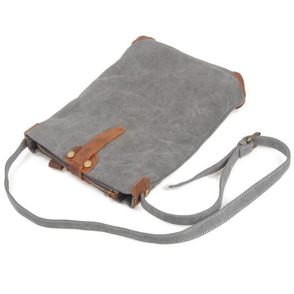 Naisten Retrokangas Aitoa Nahkaa Käsilaukut Rento Olkalaukut Crossbody Laukut