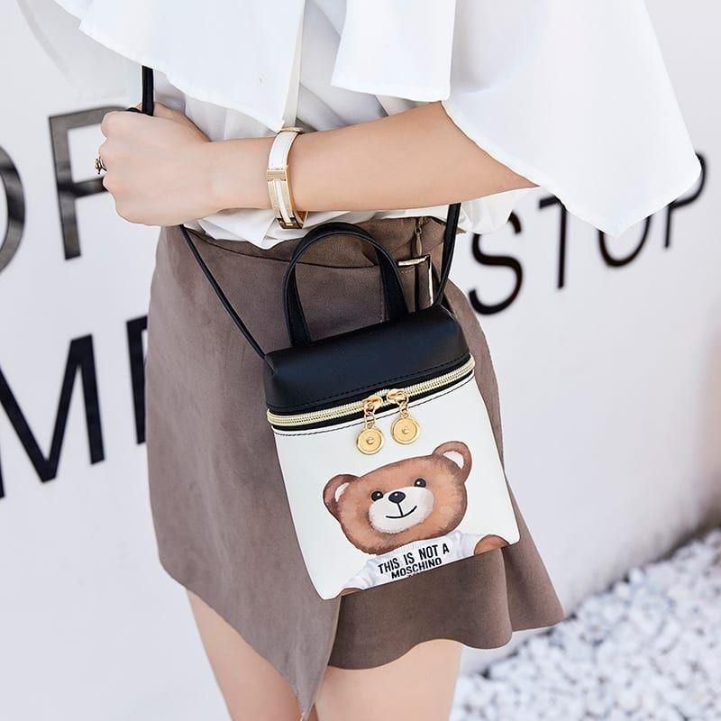 Naisten Sarjakuvatulostus Muotireppu Crossbody-laukku