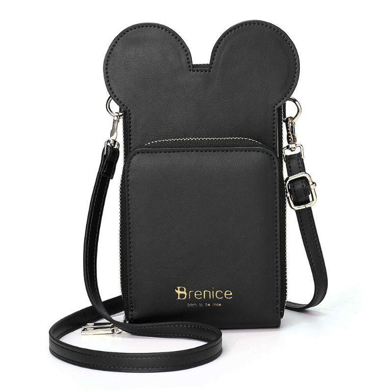 Naisten Söpö Eläinten Puhelinlaukku Kiinteä Crossbody Laukku