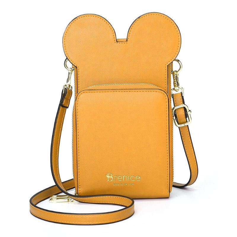 Naisten Söpö Eläinten Puhelinlaukku Kiinteä Crossbody Laukku