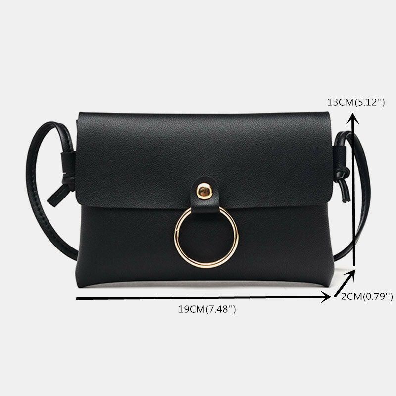 Naisten Solid Casual Pu Mini Small Phone Laukku Crossbody Bag Olkalaukku
