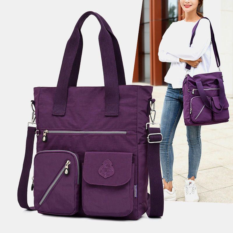 Naisten Suurikokoinen Nailoninen Käsilaukku Crossbody Laukku