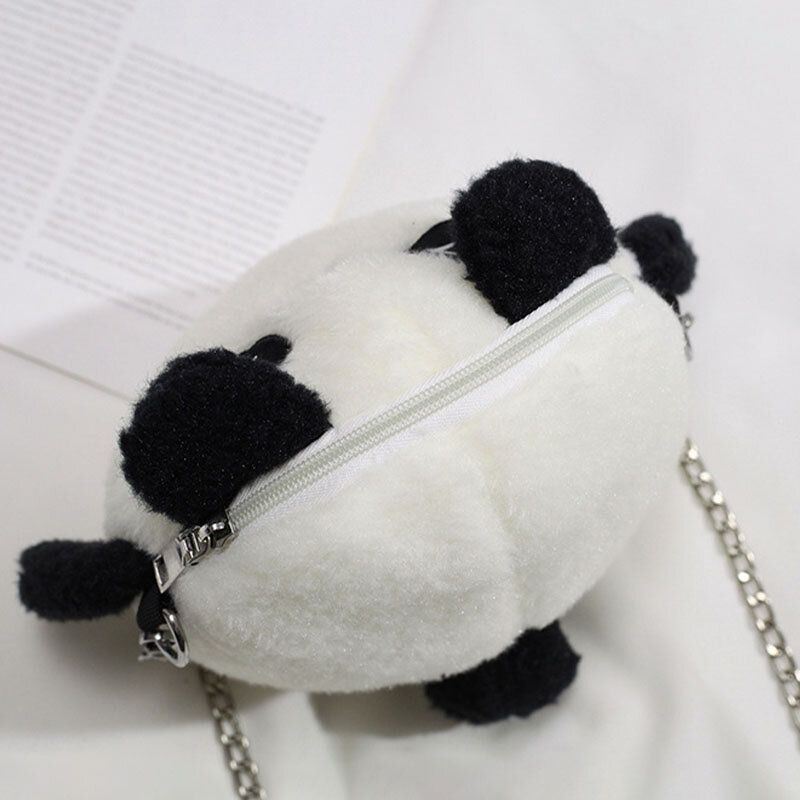 Naisten Talviolympialaiset Peking 2022 Söpö Panda Dacron Chain Crossbody Laukku