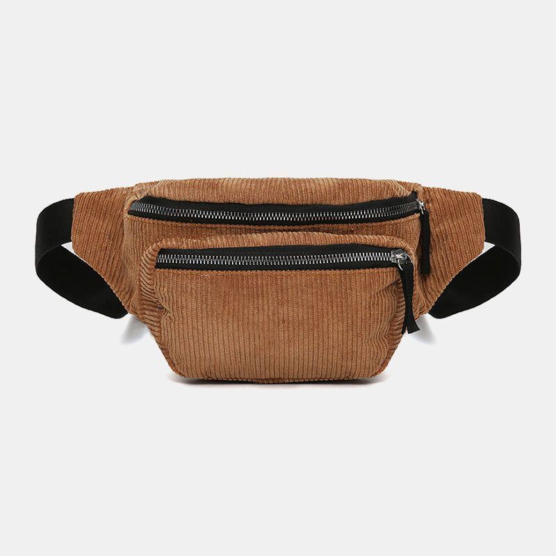 Naisten Vakosametti Retro Solid Color Rento Muoti Crossbody Laukku Rintalaukku Olkalaukku