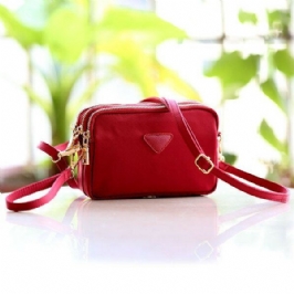 Naisten Vedenkestävät Moniuraiset Kytkinlaukut Nylon Kiinteä Mini Crossbody Laukku