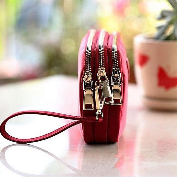 Naisten Vedenkestävät Moniuraiset Kytkinlaukut Nylon Kiinteä Mini Crossbody Laukku