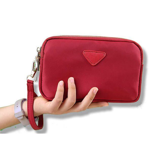 Naisten Vedenkestävät Moniuraiset Kytkinlaukut Nylon Kiinteä Mini Crossbody Laukku
