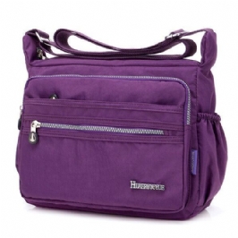 Naisten Vedenpitävä Nailoninen Kevyt Crossbody Laukku Olkalaukku