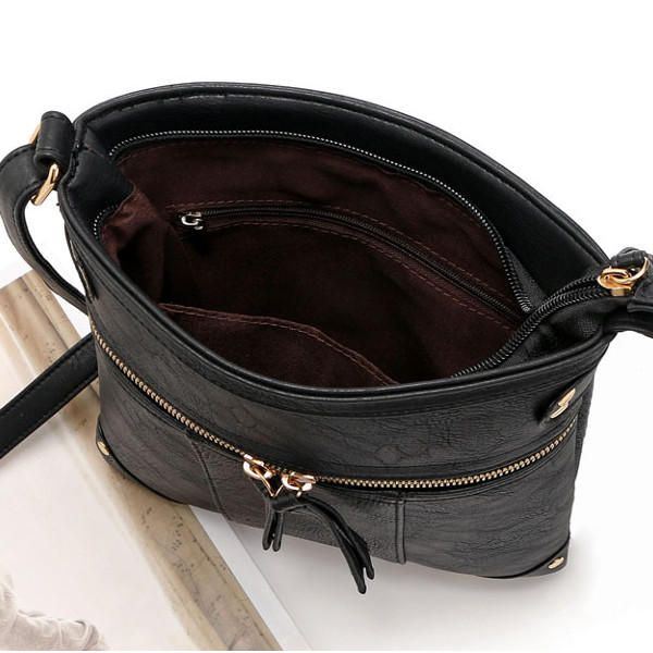 Naisten Vintage Messenger Laukut Tytöt Rennot Olkalaukut Retro Crossbody Laukut