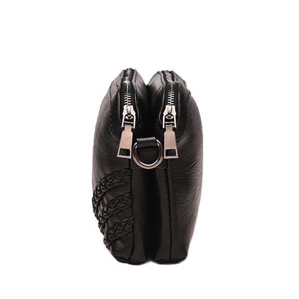Naisten Vintage Pehmeä Keinonahkainen Crossbody Laukku