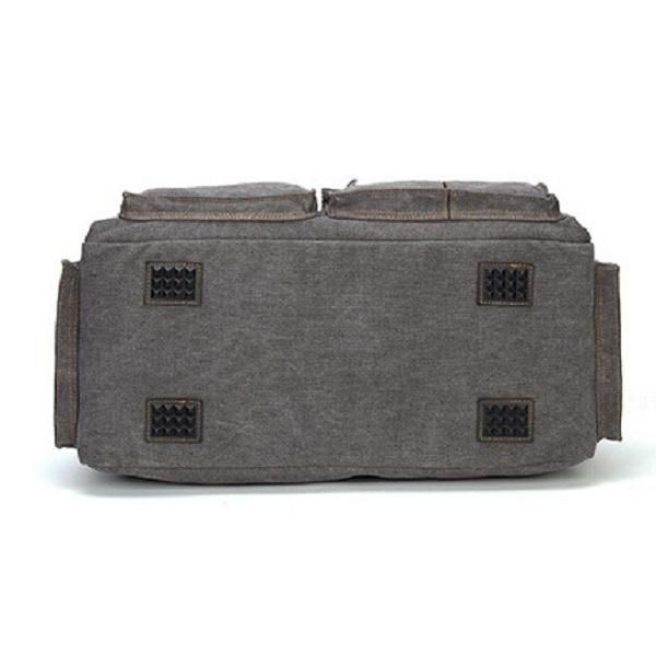 Suuri Kapasiteetti Canvas Matkalaukku Urheilu Crossbody Matkalaukku Laukku Olkalaukku Miehille