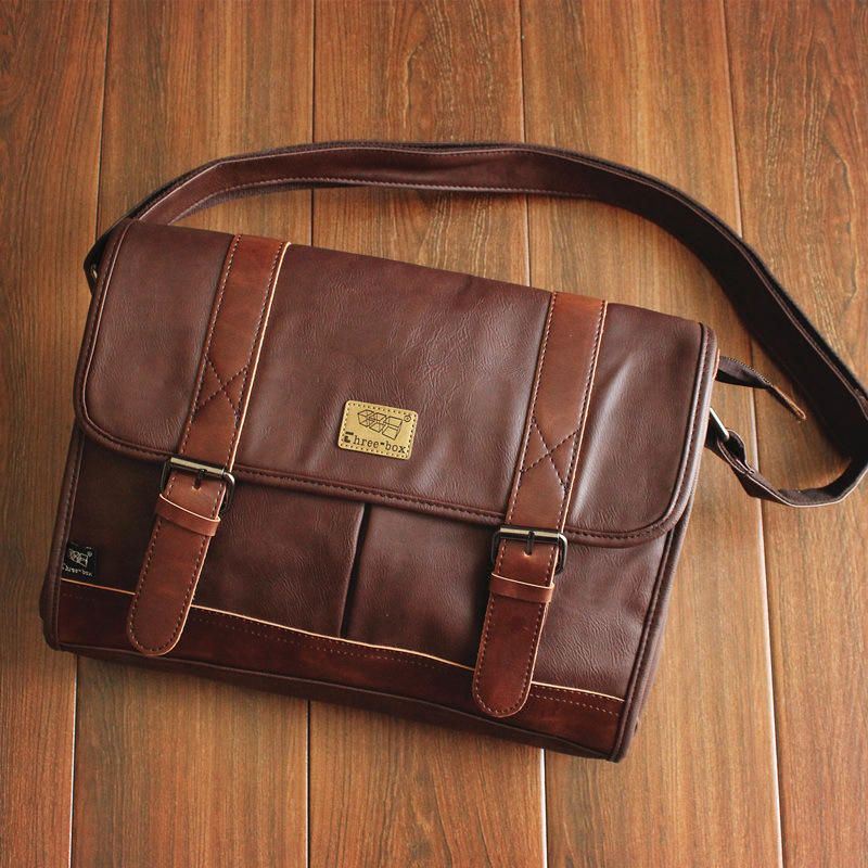 Suuri Tilavuus Rento Matkalaukku Crossbody-laukku Miehille