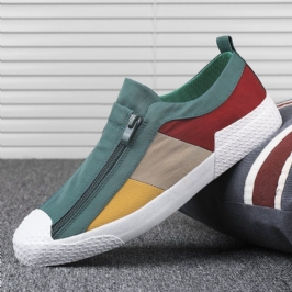 Miesten Colorblock Mukavat Hengittävät Vetoketjulliset Lenkkarit