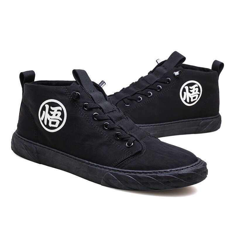 Miesten Ice Silkkikangas Mukavat Hengittävät Lace Up High Top Tennarit