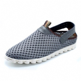Miesten Isokokoiset Hengittävät Mesh-urheilukengät Slip On Outdoor Sport Lenkkarit