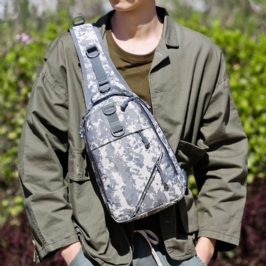 Miesten Naamiointi Multi-carry Tactical Fishing Travel Outdoor Rintalaukku Olkalaukku