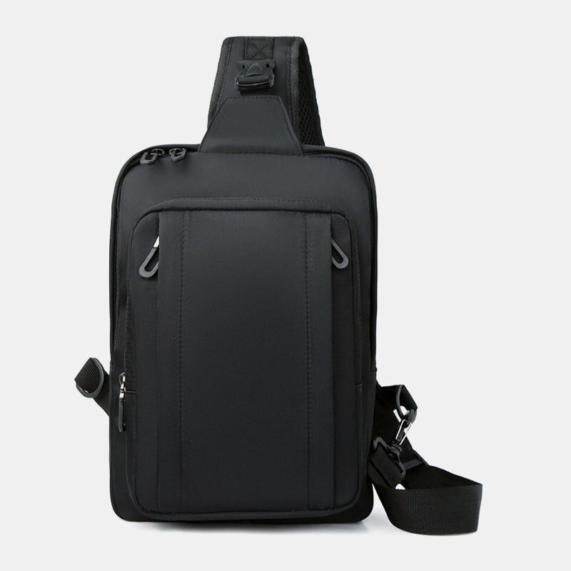 Miesten Nylon Suuri Tilavuus Vedenpitävä Monitaskuinen Rintalaukut Olkalaukut Crossbody Laukut