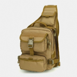 Miesten Nylon Tactical Naamiointi Ratsastus Camping Urheilu Ulkoilu Olkalaukku Rintalaukku