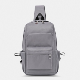 Miesten Oxford Suuren Kapasiteetin Rintalaukku Monitaskuinen Crossbody Laukku Olkalaukku