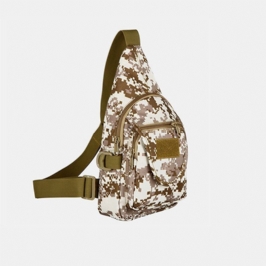 Miesten Oxford Vedenpitävä Monitaskuinen Tactical Sling Crossbody Laukku Rintalaukku Sling Bag