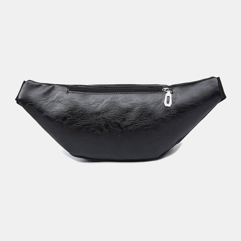 Miesten Pu Nahka Varkaudenesto Monitoiminen Monitaskuinen 6.5 Tuuman Puhelinlaukku Vyötärölaukku Rintalaukku Crossbody Laukut