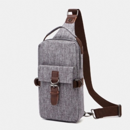 Miesten Suuri Tilavuus Vedenpitävä Varkaudenesto Ulkokäyttöön Rento Crossbody Laukut Rintalaukku Olkalaukku