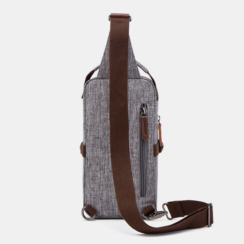 Miesten Suuri Tilavuus Vedenpitävä Varkaudenesto Ulkokäyttöön Rento Crossbody Laukut Rintalaukku Olkalaukku