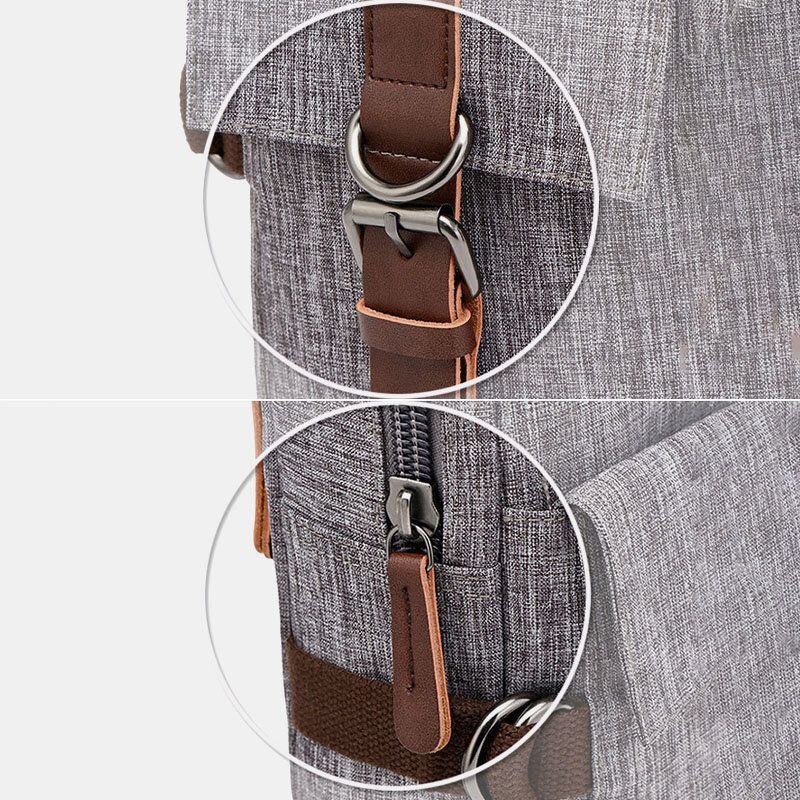 Miesten Suuri Tilavuus Vedenpitävä Varkaudenesto Ulkokäyttöön Rento Crossbody Laukut Rintalaukku Olkalaukku