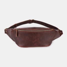 Miesten Tekonahka Retro Sport Multi-carry Vyölaukku Sling Bag Rintalaukku