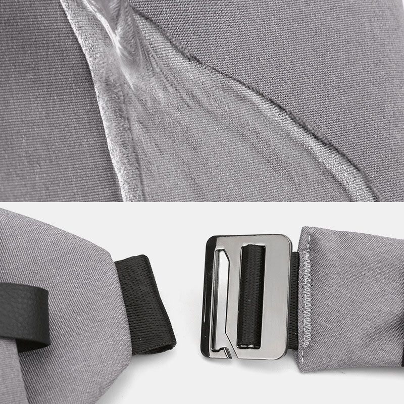 Miesten Valoisa Oxford Monitaskuinen Suuri Kapasiteetti Varkaudenesto Vedenpitävä Crossbody Laukku Rintalaukku Kantolaukku
