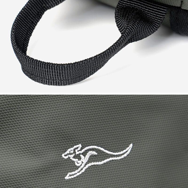 Miesten Vedenpitävä Kulutusta Kestävä Usb-latauspussi Monitaskuinen Varkaudenesto Crossbody Olkalaukku