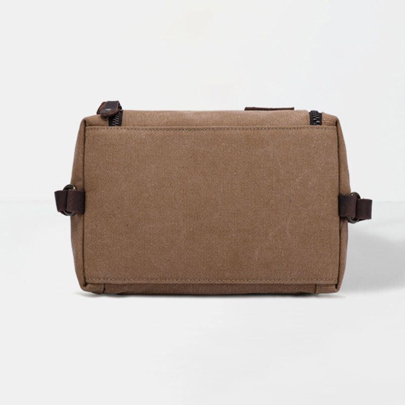 Miesten Kangas Suuri Kapasiteetti Vedenpitävä Kulutusta Kestävä Vintage Clutch Laukut Pesulaukut Kosmetiikkalaukku