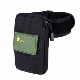 Miesten Nylon Tactical Käsilaukku Molle Edc Pussi Matkapuhelimen Kukkaro Vyö Vyölaukku