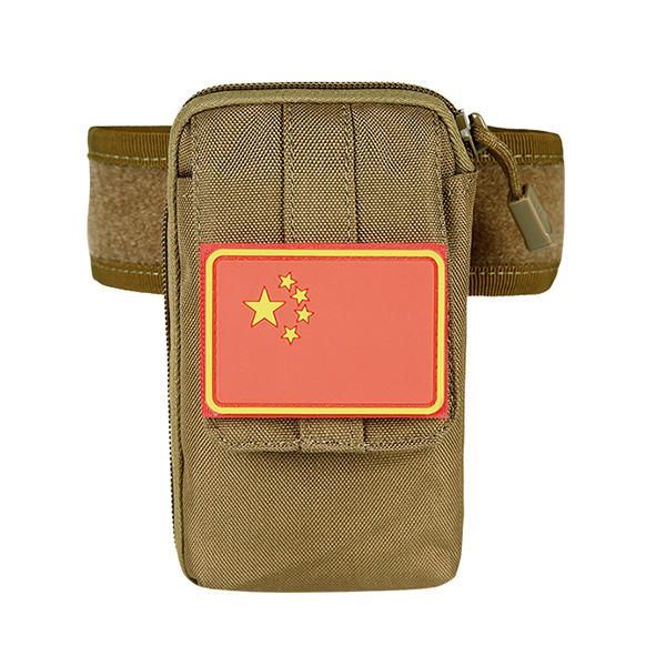 Miesten Nylon Tactical Käsilaukku Molle Edc Pussi Matkapuhelimen Kukkaro Vyö Vyölaukku